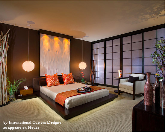 Things We Like: Asian Inspired Bedroom Design | CHARLES P. ROGERS BED ...