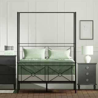 Campaign Canopy Bed