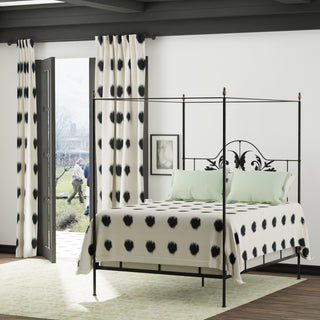 Iron Harvest Moon Canopy Bed