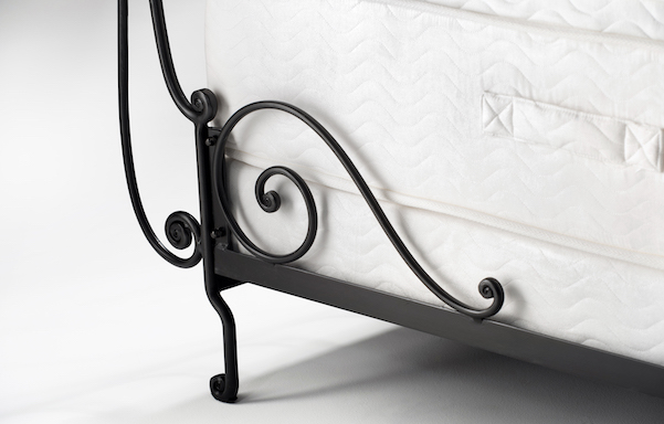 Black Sleigh Bed - Greenville Mattress Company