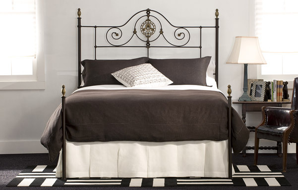 Alexandria Queen Bed with Tailored Bed Skirt