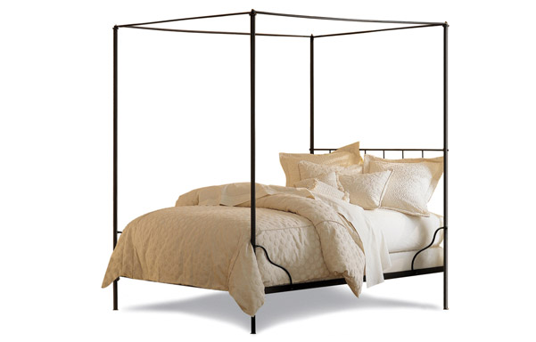 Cairo iron canopy bed