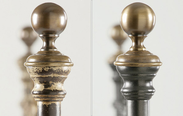 Newfield Solid Brass finials in available finishes