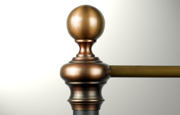 Charleston solid brass finial