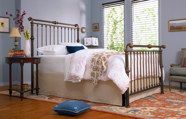 Portico consumer Fleeting brass bed frame Amphibious Experienced person ...