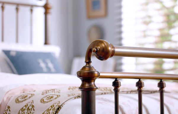 Solid Brass Sleigh Bed Beds, Brass Bed Headboard Queen Size