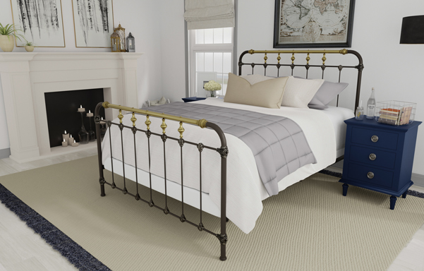 Cottage Iron Bed – Brass Beds of Virginia