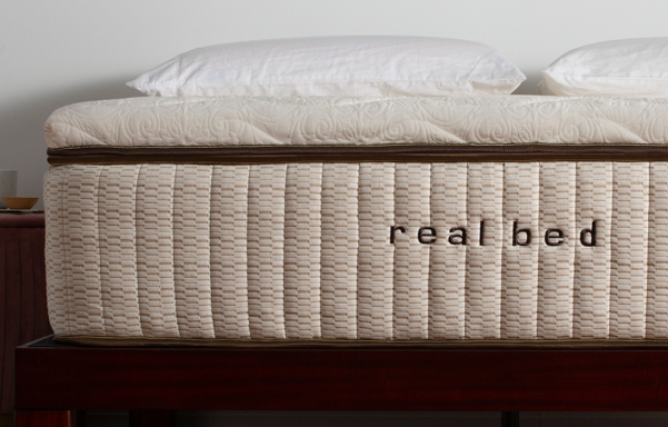 Real Bed natural latex mattress topper.