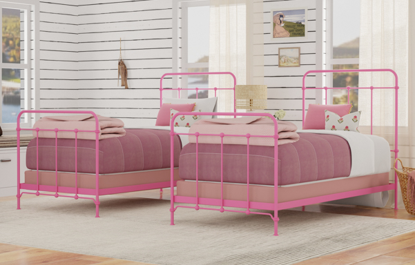 Cottage Dreamy Pink in Twin sizes