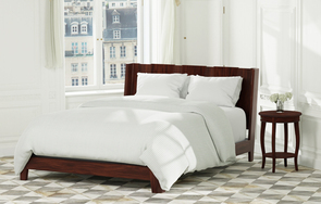 Barcelona Bed in Tiger Mahogany