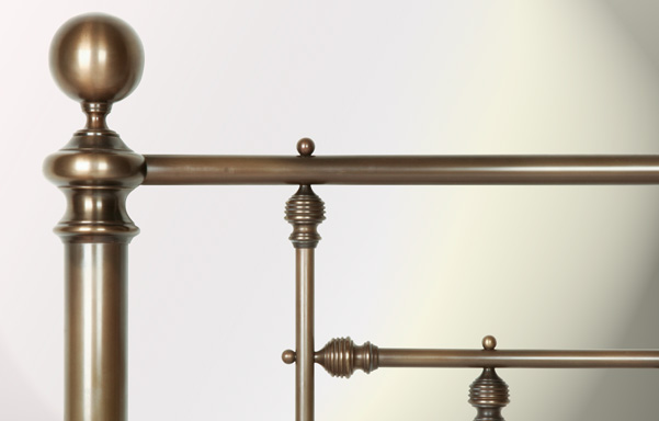 Hyde Park detail in Antique Brass finish 