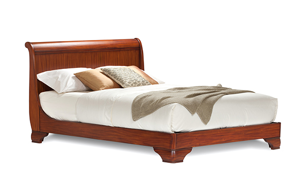 Fairnoble queen sleigh bed – standard height