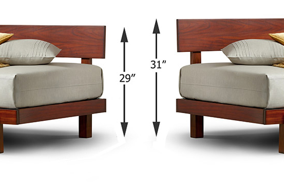 Alana daybed multi-mount option height