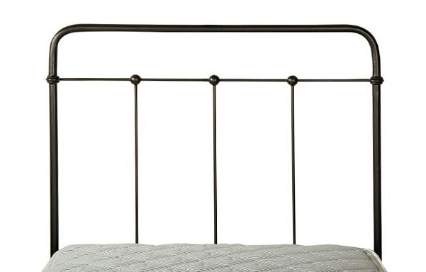 Cottage trundle bed wrought iron finish detail