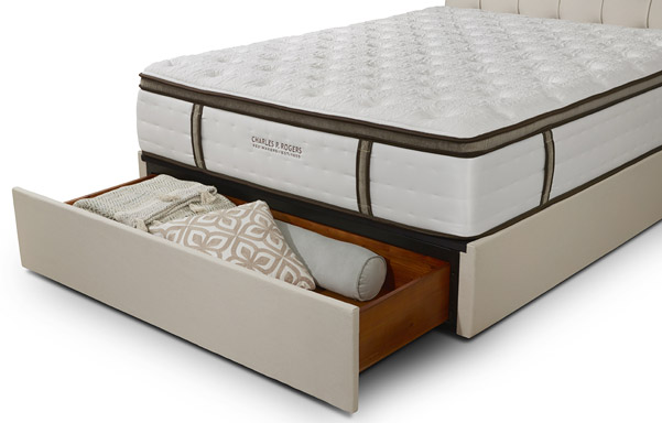 Upholstered Platform Base queen size drawer option
