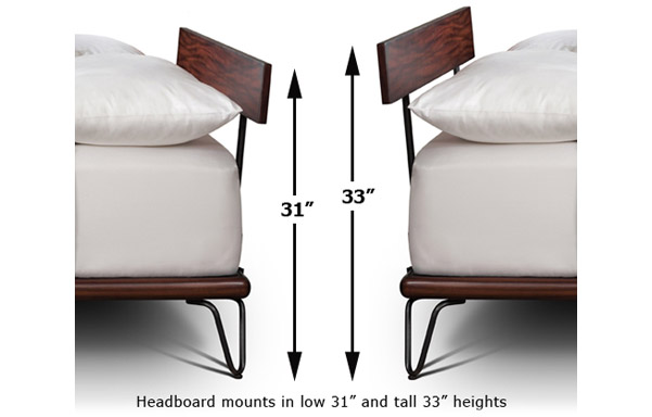 Case bed height options