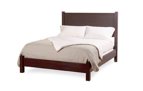 Walden bed In dark brown finish
