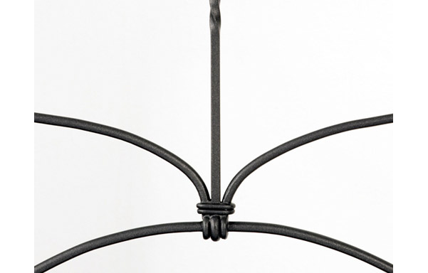 Provence hand forged wrought iron detail
