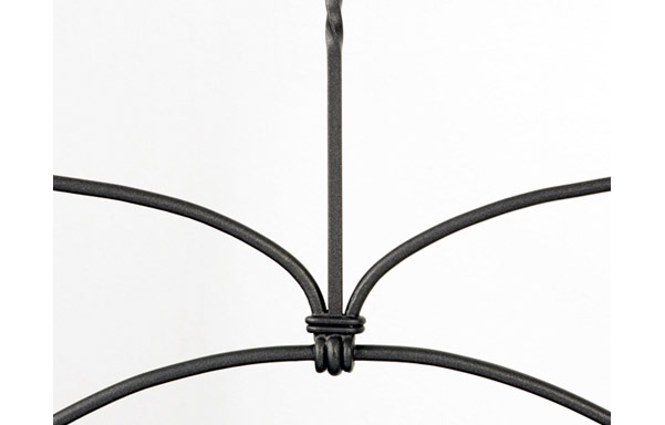 Provence hand forged wrought iron detail
