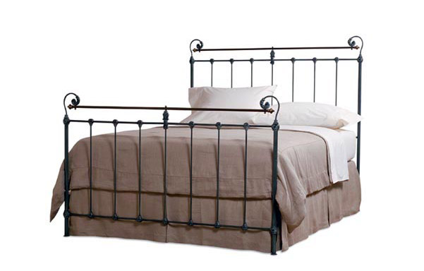 Fairfield antique brass and iron bed – antique black