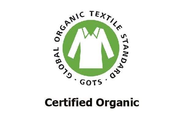 Organic cotton certification seal