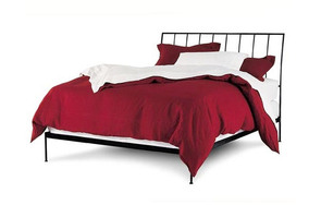 Milan bed with open footboard – wrought iron
