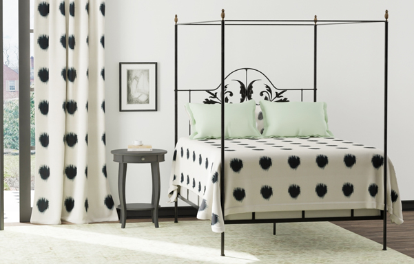 Harvest Moon canopy bed contemporary room setting
