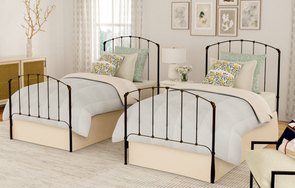 Rutherford trundle bed pair in room set