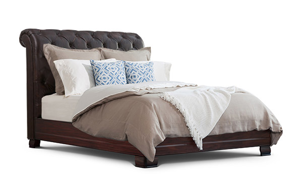 Hampton Tall Upholstered Bed (Year End Special)
