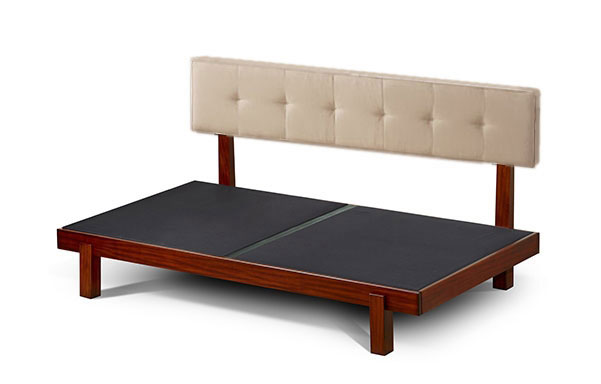 Upholstered platform for proper mattress support