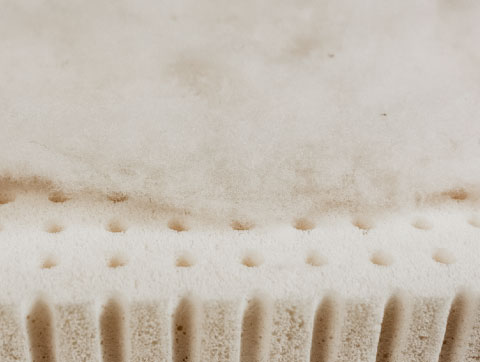Real Bed mattress latez wool layer