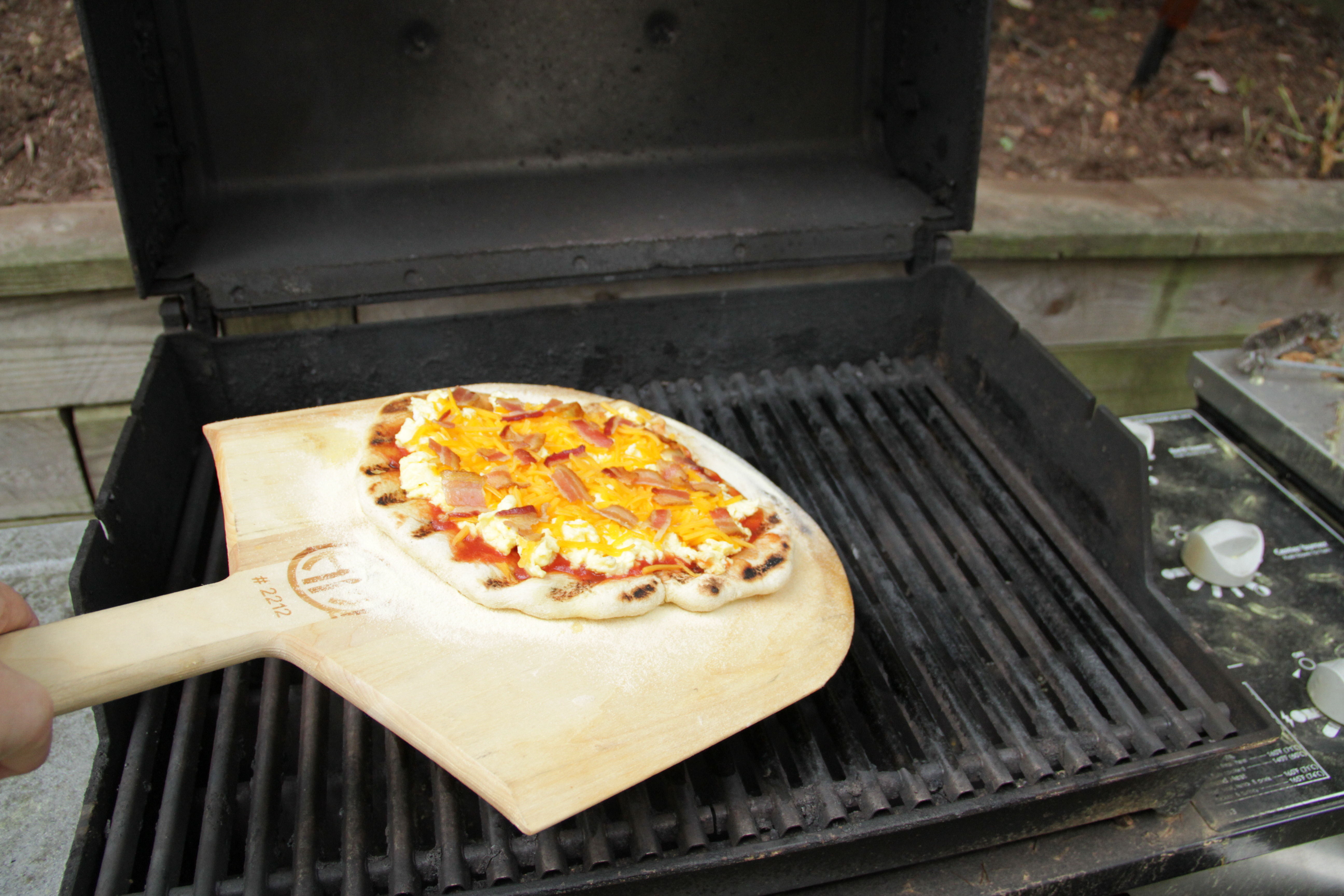 Grilled Breakfast Pizza 5