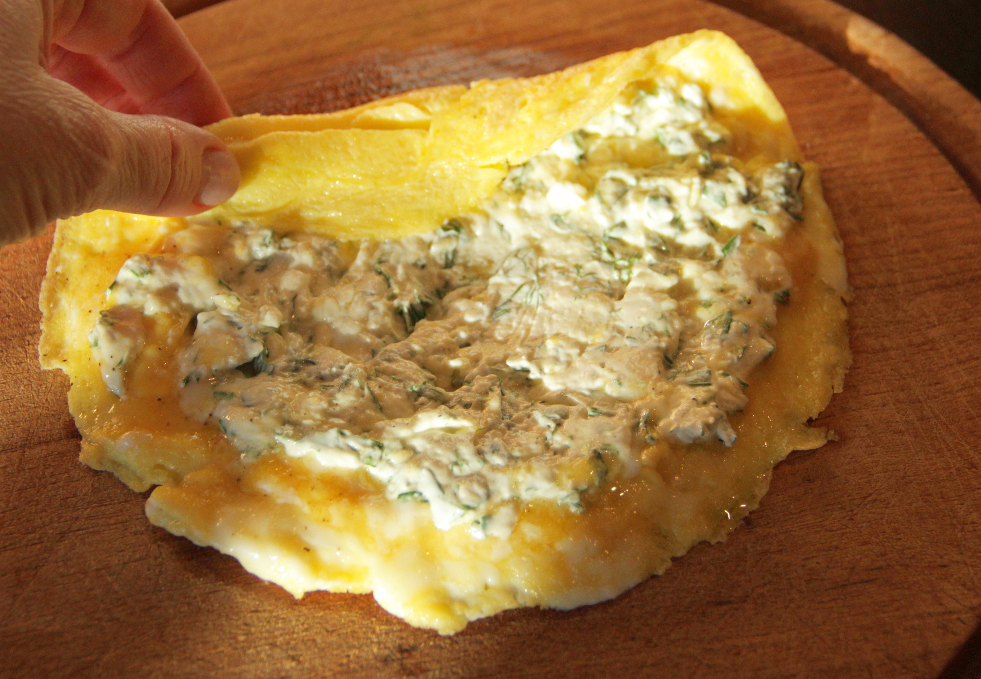 Rolled Omelet with Fresh Herbs 9