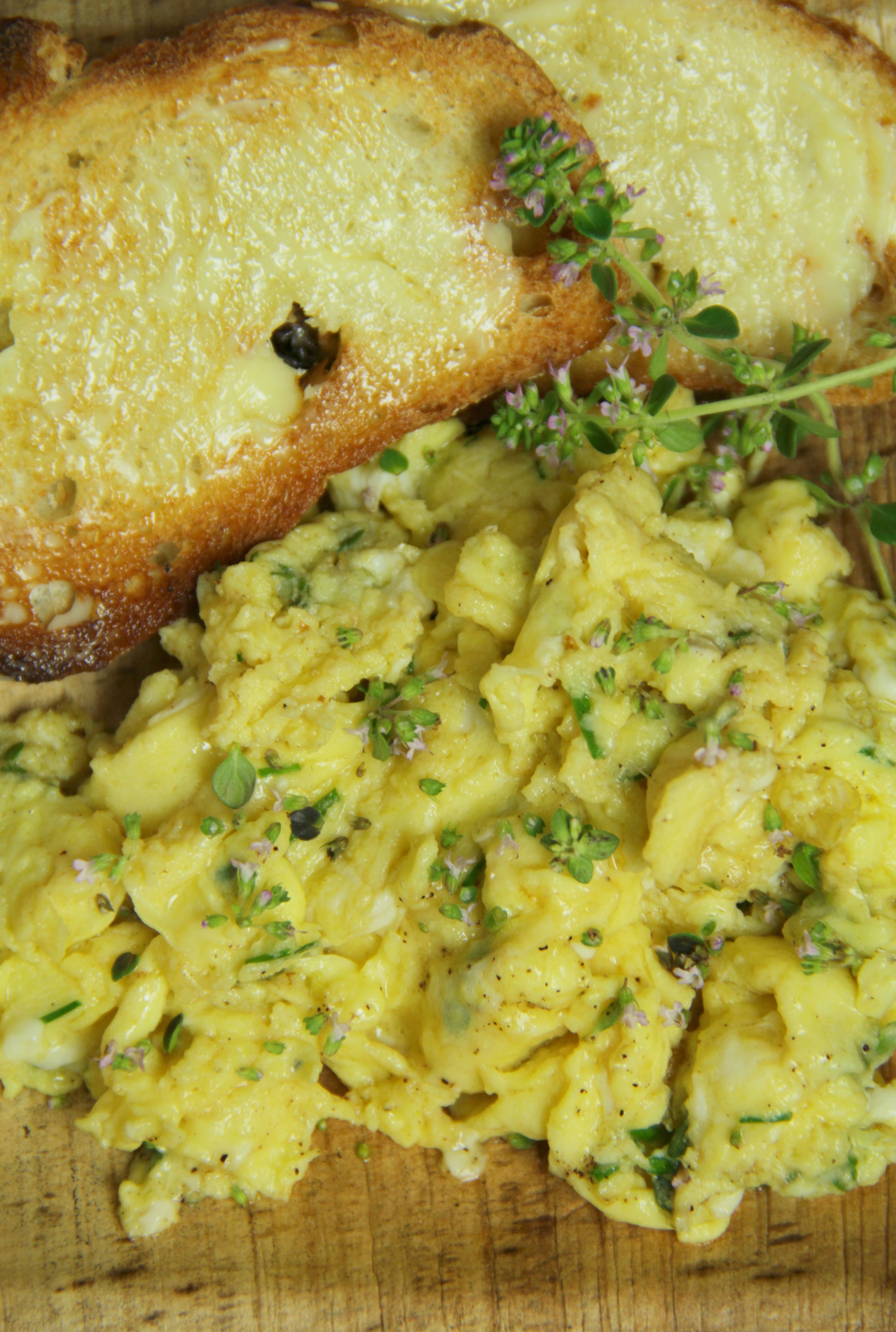 Scrambled Eggs with Thyme 10