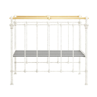 Iron & Brass Sleigh Daybed